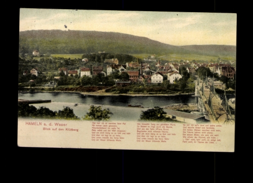 Hameln a. d. Weser, Blick auf den Klütberg