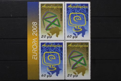 Aserbaidschan, MiNr. 715-716 D, Viererblock, postfrisch