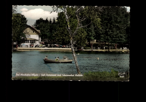 Bad Wörishofen/Allgäu, Cafe-Restaurant und Schwimmbad Waldsee