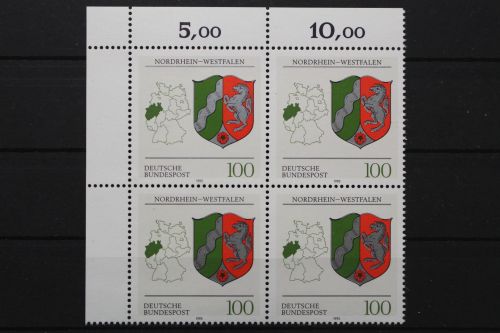 Deutschland, MiNr. 1663, 4er Block, Ecke links oben, postfrisch