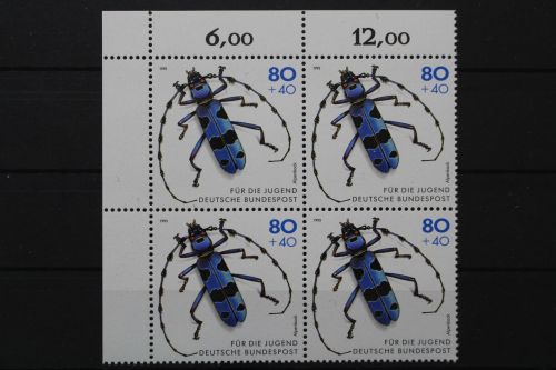 Deutschland, MiNr. 1666, 4er Block, Ecke links oben, postfrisch
