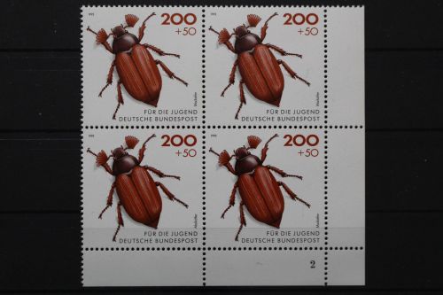 Deutschland, MiNr. 1670, 4er Block Ecke re. unten FN 2, postfrisch