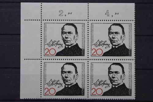 Deutschland, MiNr. 477, Viererblock, Ecke li. oben, postfrisch