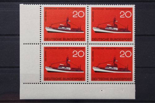 Deutschland, MiNr. 478, Viererblock, Ecke li. unten, postfrisch