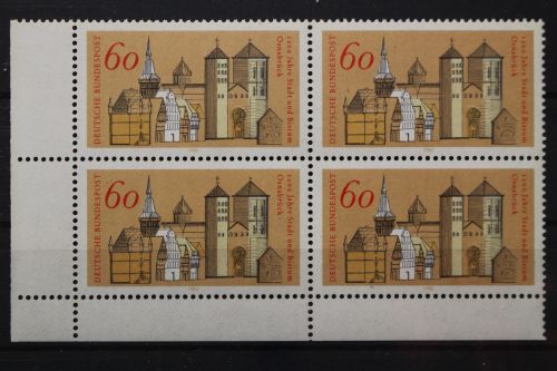Deutschland, MiNr. 1035, Viererblock Ecke links unten, postfrisch
