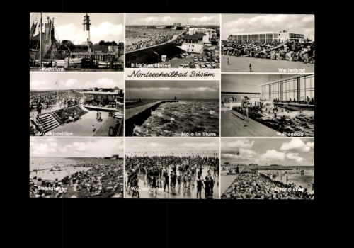 Büsum, 9 Bilderkarte