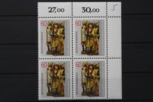 Deutschland, MiNr. 1099, Viererblock, Ecke re. oben, postfrisch
