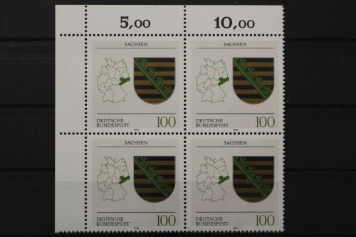 Deutschland, MiNr. 1713, Viererblock, Ecke li. oben, postfrisch