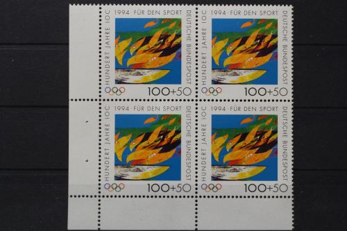 Deutschland, MiNr. 1719, Viererblock, Ecke li. unten, postfrisch