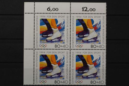 Deutschland, MiNr. 1717, Viererblock Ecke links oben, postfrisch