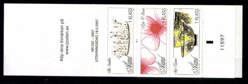 Aland, MiNr. 282-284, Markenheftchen 15, postfrisch