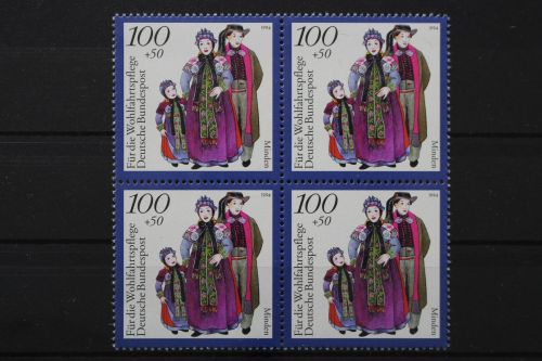 Deutschland (BRD), MiNr. 1759 PLF I, Viererblock, postfrisch