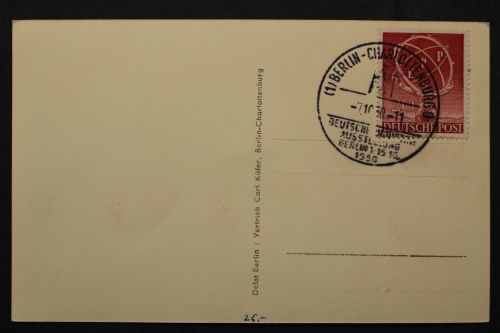 Berlin, MiNr. 71 auf Karte der Industrie-Ausstellung, Sonderstempel