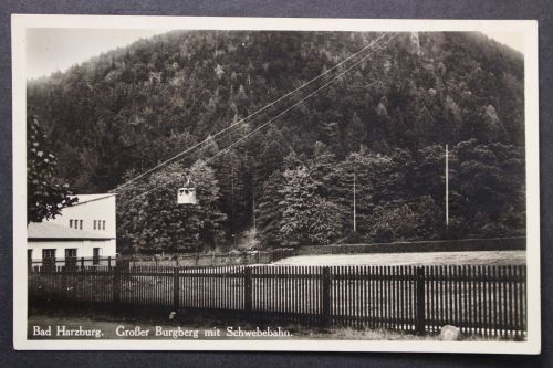 Bad Harzburg, Großer Burgberg mit Schwebebahn