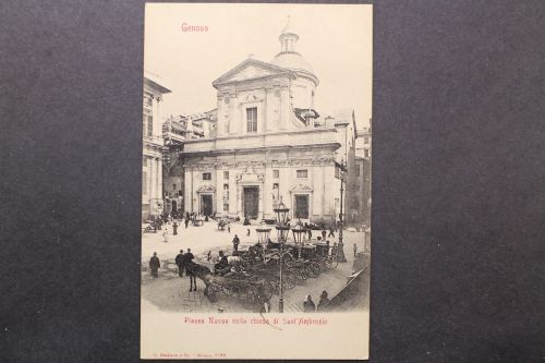 Genua, Piazza Nuova colla chiesa di Sant' Ambrogio