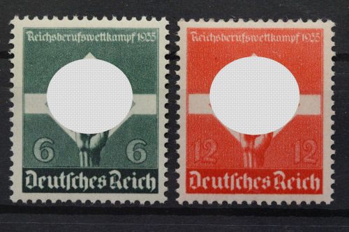 Deutsches Reich, Mi. Nr. 571-572 x, gestempelt