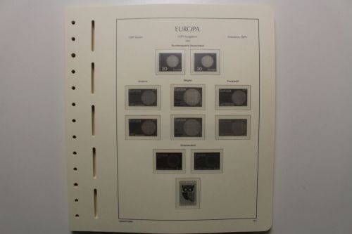 Leuchtturm, Europa-Union / CEPT 1970-1979, SF-System