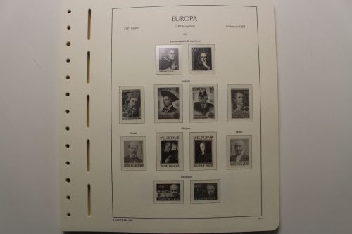 Leuchtturm, Europa-Union / CEPT 1980-1984, SF-System