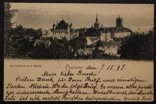 Lausanne, La Cathedrale et le Chateau