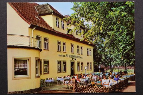 Bad Karlshafen, Weserbergland, Hotel "Weserdampfschiff", Freisitz
