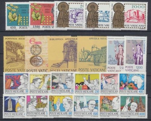 Vatikan, MiNr. 844-866, Jahrgang 1984, postfrisch