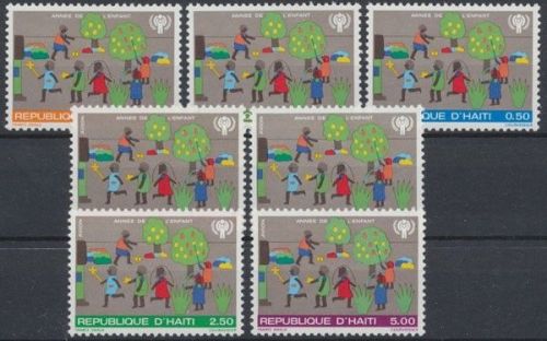Haiti, MiNr. 1348-1354, postfrisch