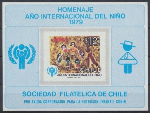 Chile, MiNr. 915 Gedenkblatt