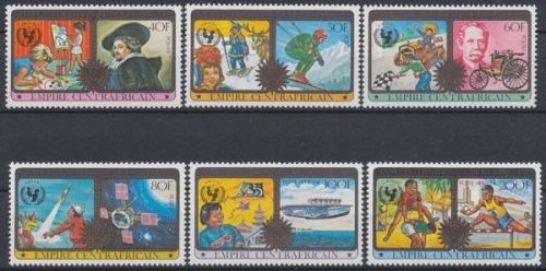 Zentralafrik. Republik, MiNr. 606-611 A, postfrisch