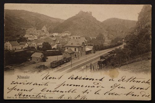 Altenahr, Teilansicht, Bahnhof