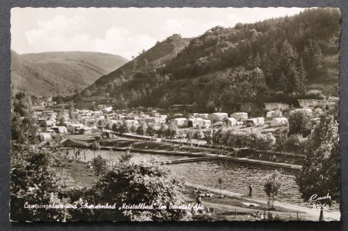 Ahrbrück, Denntal, Campingplatz und Schwimmbad "Kristallbad"