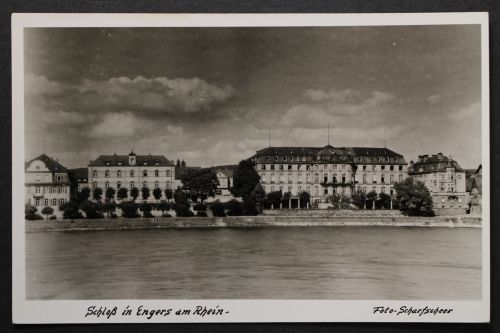 Engers Stadtteil v. Neuwied am Rhein, Blick zum Schloß
