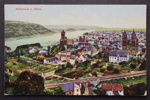 Andernach, am Rhein, Teilansicht, Kirche