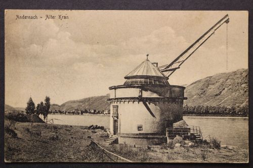 Andernach, am Rhein, Alter Kran