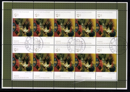 Deutschland (BRD), MiNr. 2569-2570, 10er Bogen, gestempelt