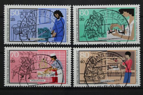 Deutschland (BRD), MiNr. 1315-1318, zentrisch Hemmingen, gestempelt