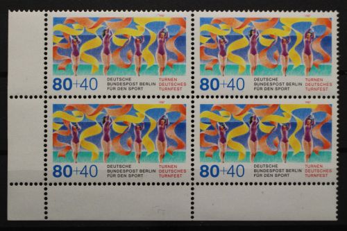 Berlin, MiNr. 777, Viererblock, Ecke links unten, postfrisch