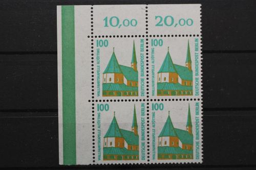 Berlin, MiNr. 834, Viererblock, Ecke links oben, postfrisch