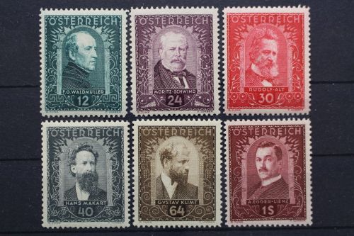 Österreich, MiNr. 545-550, Falz