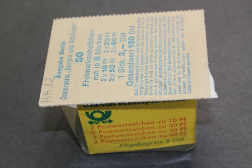 Berlin, MiNr. MH 12, original Blister mit 50 Heftchen, postfrisch