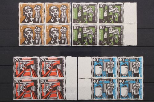 Deutschland (BRD), MiNr. 270-273, Viererblöcke, postfrisch