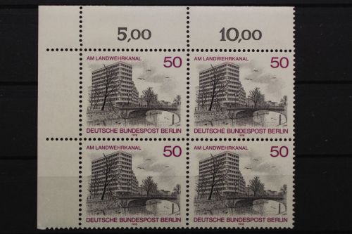 Berlin, MiNr. 579, Viererblock, Ecke links oben, postfrisch