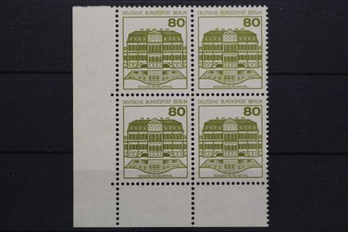 Berlin, MiNr. 674, Viererblock, Ecke links unten, postfrisch
