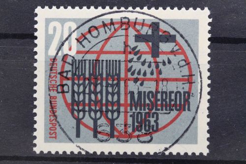 Deutschland (BRD), MiNr. 391, zentrisch Homburg, EST