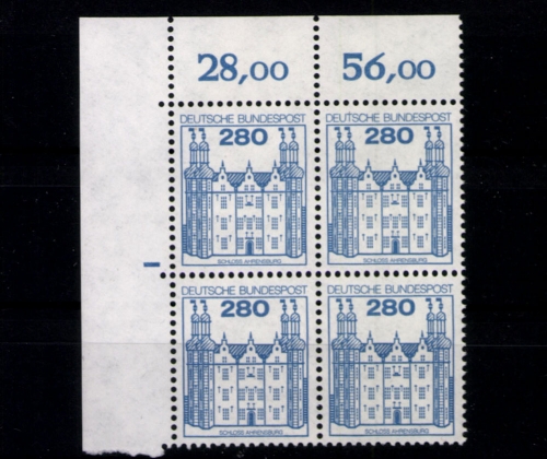 Deutschland (BRD), MiNr. 1142 A I, VB, Ecke li. oben, postfrisch