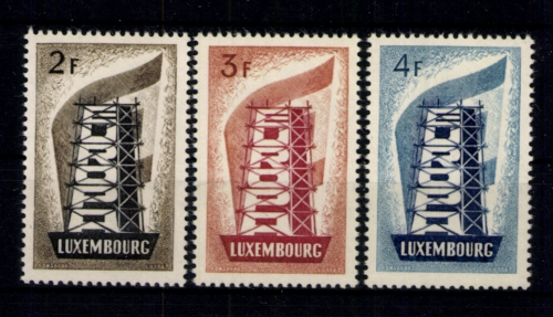 Luxemburg, MiNr. 555-557, CEPT 1956, postfrisch