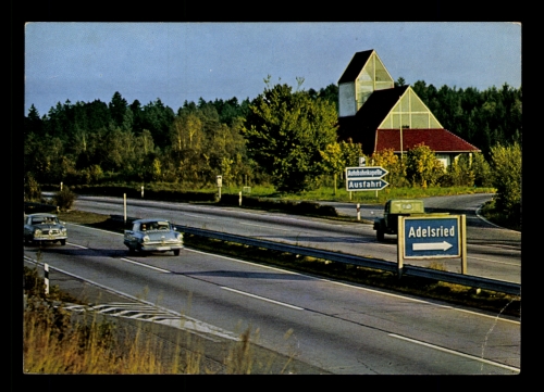 Adelsried, Autobahnkirche - Abfahrt Adelsried