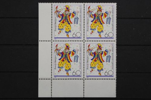 Deutschland, MiNr. 1349, Viererblock, Ecke li. unten, postfrisch