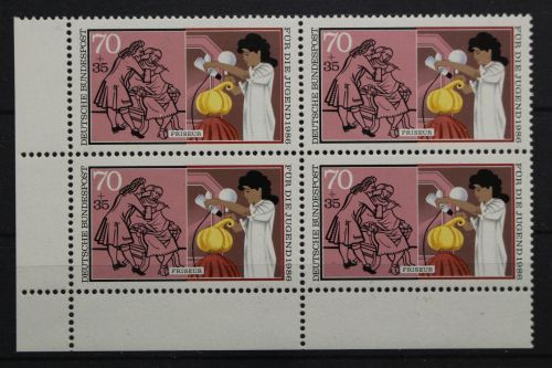 Deutschland, MiNr. 1276, Viererblock, Ecke li. unten, postfrisch