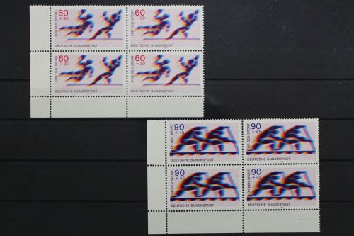 Deutschland, MiNr. 1009-1010, 4er Blöcke Ecken li. u., postfrisch