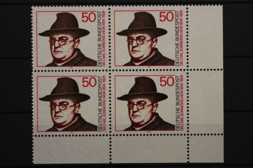 Deutschland, MiNr. 892, Viererblock, Ecke re. unten, postfrisch
